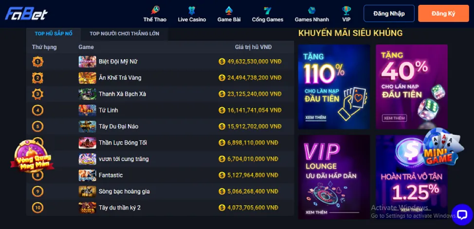 Quà tặng đăng ký w688 win